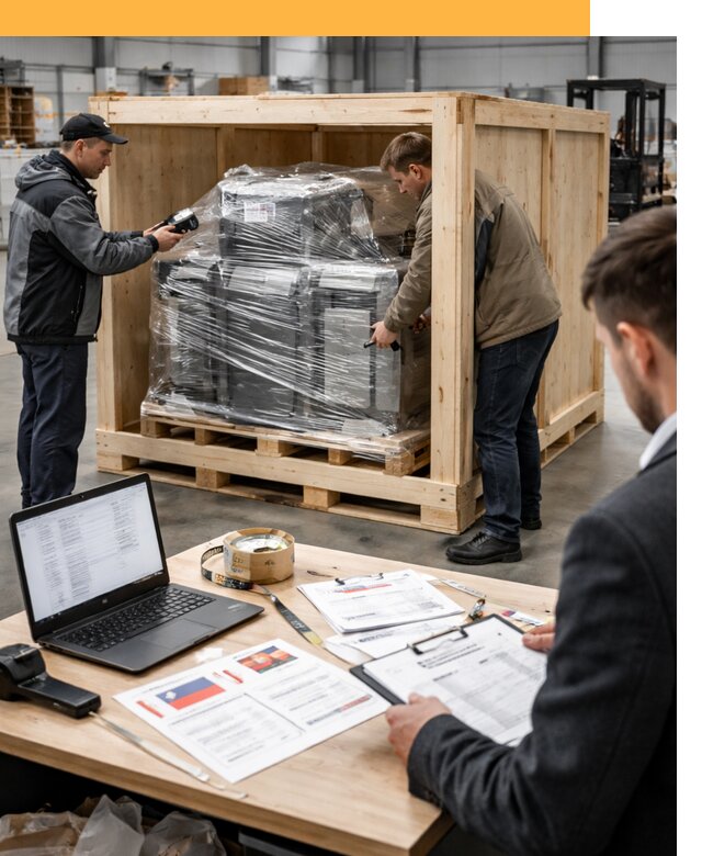 Доставка промышленного оборудования из США от 66476 руб