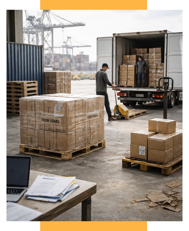 Доставка грузов из Израиля от 15341 р., логистика от СетСервис-Нвд