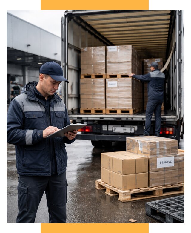 Доставка грузов из Беларуси от 15341 р. логистика СетСервис-Нвд