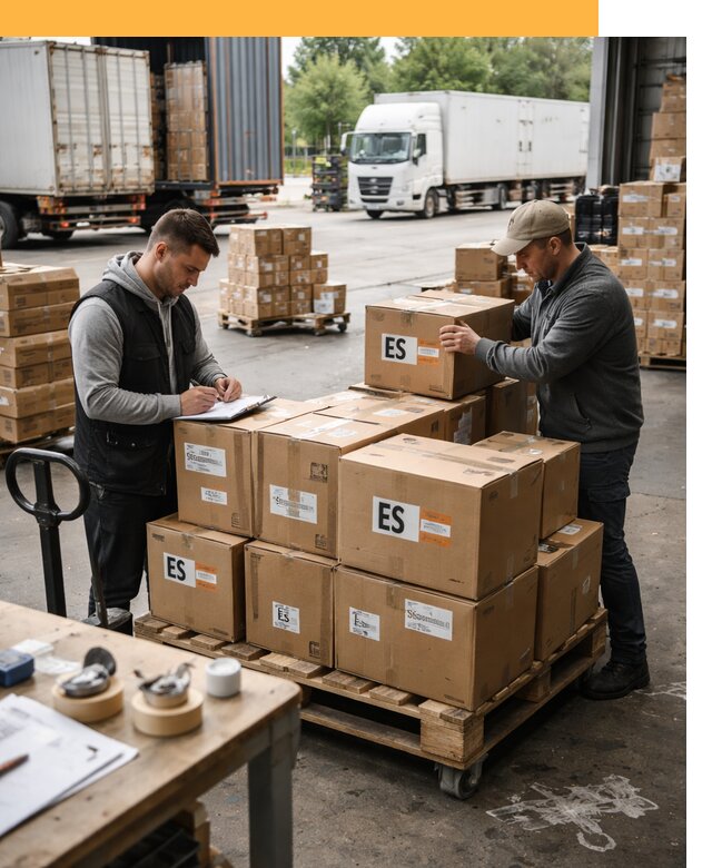 Доставка грузов в Испанию автотранспортом от 35795 руб