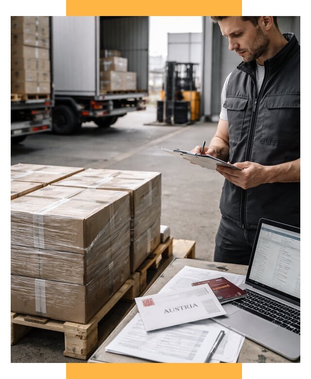 Доставка в Австрию от 66476 р. Логистика и экспорт СетСервис-Нвд