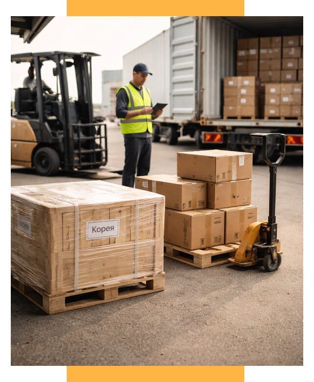 Доставка грузов в Корею из России от 35795 р. | СетСервис-Нвд