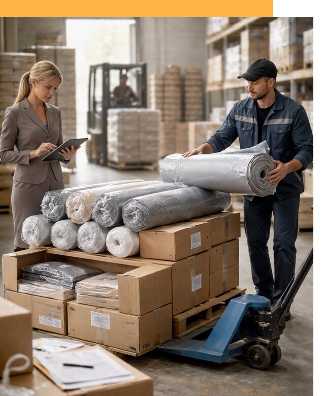 Перевозка текстиля по миру от 15341 руб. с таможней и страхованием