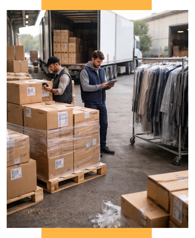 Перевозка и доставка одежды из Китая от 7670 р., СетСервис-Нвд