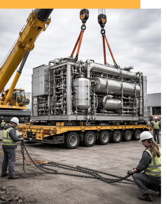 Перевозка тяжеловесных грузов по миру от 153405 руб