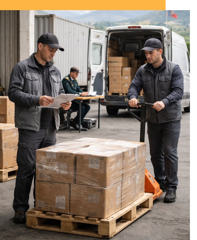 Доставка грузов через Армению, быстрая таможенная очистка от 25568