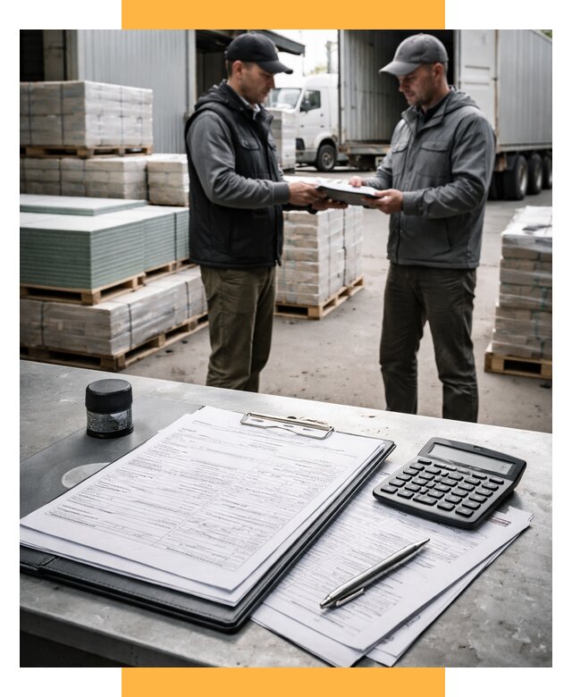 Таможенное оформление стройматериалов от 8693 р. | СетСервис-Нвд
