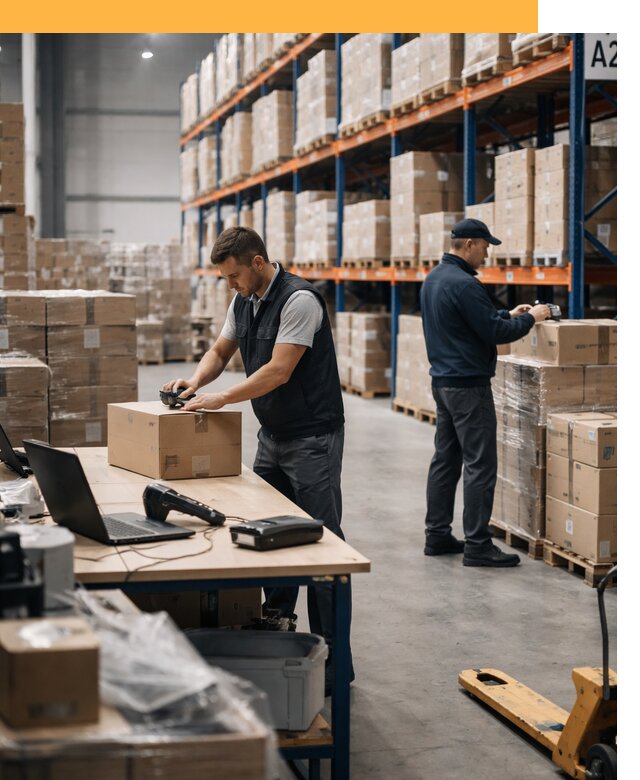 Склад консолидации в Европе: хранение, сортировка от 6648